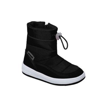 Imagem de Bota Infantil Feminina Ortopé Bliss Boot Detalhe Coração Glitter Preta