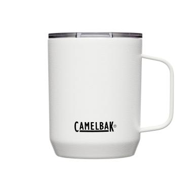 Imagem de Caneca térmica CamelBak Horizon, aço inoxidável, tampa Tri-Mode, 350 ml, branca
