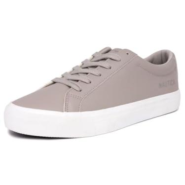 Imagem de Nautica Men's Houghton Casual Lace-Up Shoe,Classic Low Top Loafer, Fashion Sneaker-Dove Grey Size-13