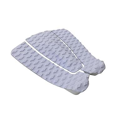 Imagem de Generic Almofada de tração para prancha de peças, tapete de aderência para pranchas de surf profissional EVA, almofadas de cauda para skimboard, BRANCO