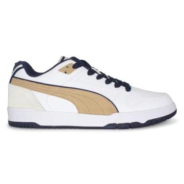 Imagem de Tênis Puma Unissex Rbd Game Low Retrô Club Bdp Puma White-club Navy-prairie 379996-04-39