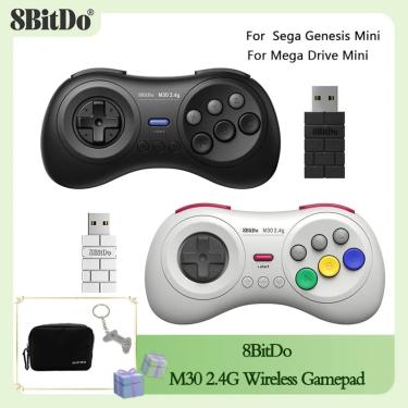 Imagem de 8Bitdo-M30 Wireless Gamepad  2.4G  Game Controller para Original Sega Genesis  Sega Mega Drive -