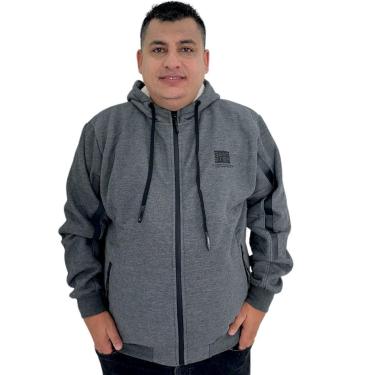 Imagem de Blusa De Moletom Masculina Tamanho Grande Gangster Pelúciada-Masculino