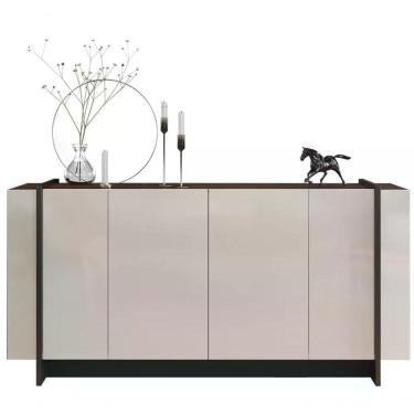 Imagem de Buffet Bancada 04 Portas Copacabana Off White Nogueira Real