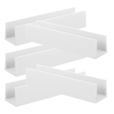 Imagem de Sulco para reforço de cerca Balacoo - 5 peças de reforço portátil em forma de U durável e prático em forma de U acessório para acessórios para portões de animais de estimação, escadas, portões de cães