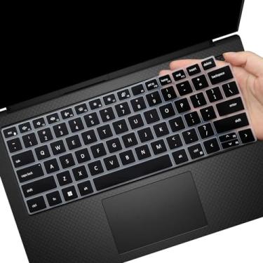 Imagem de Capa de teclado para laptop Dell Precision 14 5470 5480 5490 e Dell Precision 16 5680 5690, acessórios para laptop Dell Precision 14 16 polegadas, capa protetora para teclado preto