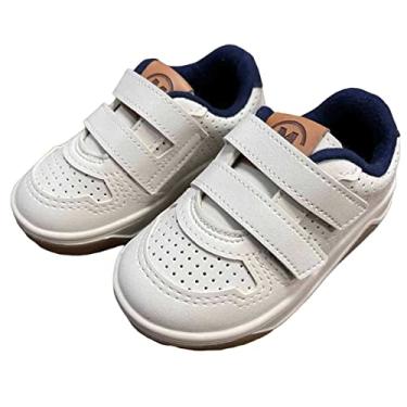 Imagem de SAPATO CASUAL BEBE DE USO COMUM C/SOLA SINT. CABEDAL SINT. BRANCO OFF 526/MARINHO 488 23