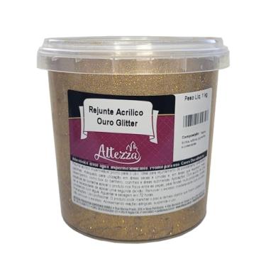 Imagem de Rejunte Acrílico Ouro Glitter 1 Kg Rejuntamento Altezza