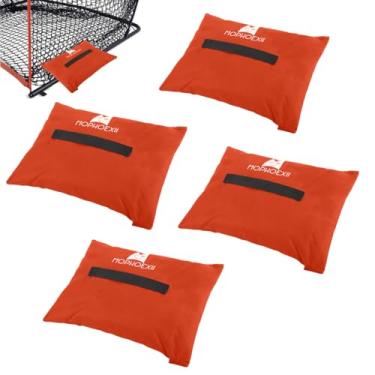 Imagem de MOPHOEXII Conjunto de 4 sacos de areia com âncora esportiva – Âncoras com peso de estabilidade para redes de beisebol, redes de hóquei, redes de golfe, redes de futebol, objetivos de futebol e mais