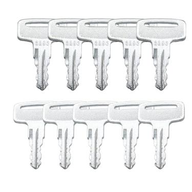 Imagem de PLENTZOM Teclas de ignição de equipamento pesado 160431 0160431 6896 compatíveis com Wacker Neuson Roller RT56 RT82, Manitou, Clarke, Linde, Polaris, Landpride Zero Turn Radius Mower (10)