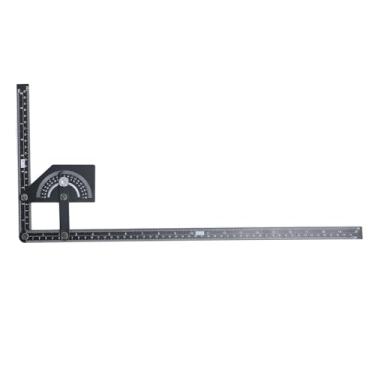 Imagem de Transferidor de Aço Inoxidável, Medidores de ângulo de 0 a 180 Graus, Régua de Medição, Artesão, Ferramenta para Carpinteiro, Engenheiro, Arquiteto