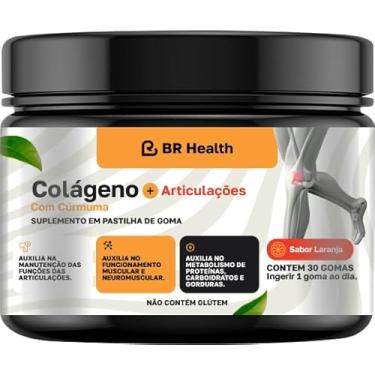 Imagem de BR Health Colágeno com Cúrcuma – 30 Gomas
