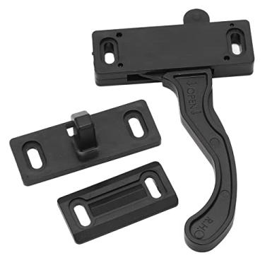 Imagem de Maçaneta Porta Tela RV, Maçaneta Porta RV Trava Porta Tela do Campista Maçaneta Direita Prático ABS Conjunto de Trava Porta RV Kit de Trava Porta Tela RV