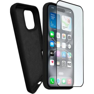 Imagem de Kit Pelicula 3d + Capa Capinha Para iPhone 16 Todos Modelos - GCM CASE