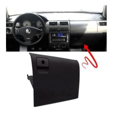 Imagem de Tampa Porta Luvas Gol Parati Saveiro G3 2000 Á 2005 - Preto - 5259374