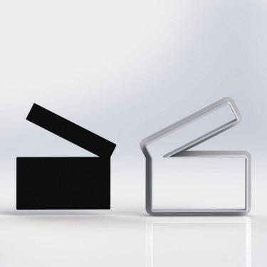 Imagem de Cortador Cinema Claquete Tamanho 5cm