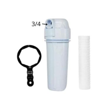 Imagem de Filtro Para Caixa Dágua E Cavalete De Entrada+ Refil +chave - LULOBLOC