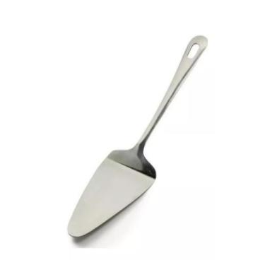 Imagem de Espátula Para Bolo Lisa de Inox 25cm - Linha Garbo SQ, Cinza