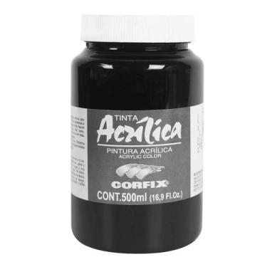Imagem de Tinta Acrílica 500ml G1 065 Preto Corfix