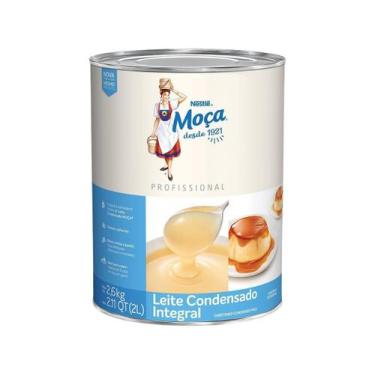Imagem de Leite Condensado Nestle Integral Moça Profissional Lata 2,6kg