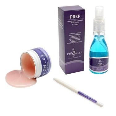 Imagem de Kit Piubella Gel Lu2 14 - Caneta Primer -  Higienizador
