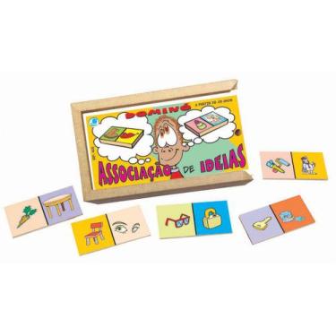 Imagem de Jogo de Dominó Infantil Associação de Ideias - Simque