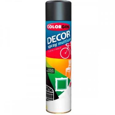 Imagem de Spray Colorgin Decor Preto Brilhante 360Ml 8701 - SHERWIN WILLIAMS, Pr