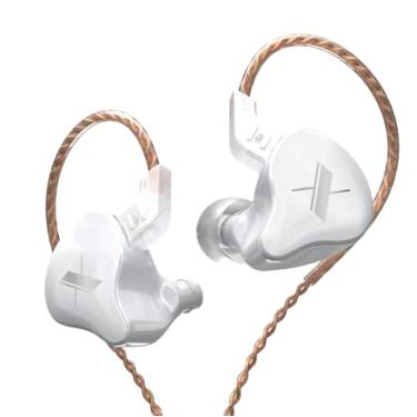 Imagem de KZ EDX Fones de Ouvido com Tecnologia de Alta Fidelidade… (White no mic)