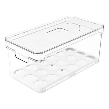 Imagem de Organizador Porta Ovos 36un Geladeira Cozinha Com Tampa - OU