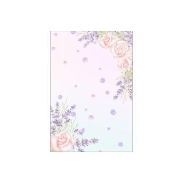 Imagem de Painel De Festa Vertical 1,50 x 2,20 - Jardim de Lavanda Aquarela 015 