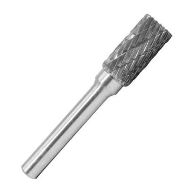 Imagem de Lima Rotativa Cilíndrica 10mm Metal Duro Tungstênio Corte Frontal - OM