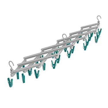 Imagem de Mini Varal Extensível com 29 Prendedores, Multicor, Flash Limp