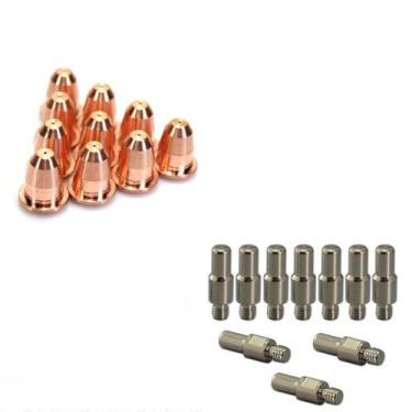 Imagem de 10 eletrodo pr0110 +10 bico corte pd0116 plasma lph35-37 s45 - OMEGA