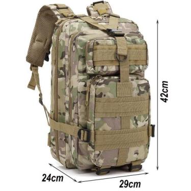 Imagem de Mochila Multiuso Escolar Cargueira 30L Camping Pesca Verde - Lorben