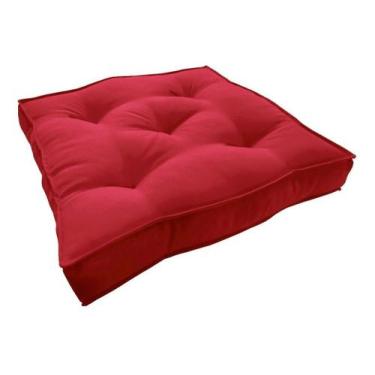 Imagem de Almofada Futton Turco 42x42cm - Vermelho - FASTLAR