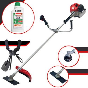 Imagem de Roçadeira Aparador de Grama À Gasolina Anmax CG520P-TB 52cc 10.000rpm 