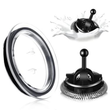 Imagem de Feekoon Batedores de espumador de leite compatíveis com Nespresso Aeroccino 3/4/XL, capa de tampa compatível com máquina Nespresso Aeroccino 3, acessórios de máquina de substituição para espumador de