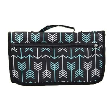 Imagem de Trocador de fraldas portátil para bebês, à prova d'água, para viagem, trocador de fraldas para bebês, dobrável, trocador para bebês, travesseiro embutido com bolsos, presente de chá de bebê