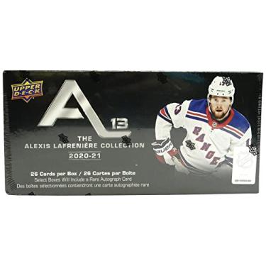 Imagem de The Hockey Company NHL Alexis Lafreniere Authentic 2020-21 Upper Deck Collection Conjunto completo de fábrica com 26 cartas