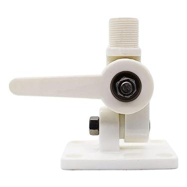 Imagem de MARINE CITY Suporte de base de antena ajustável de catraca de nylon resistente para barcos - VHF - AIS - GPS - RV - Wi-Fi e todas as antenas de rádio laboratórios (pacote com 1)