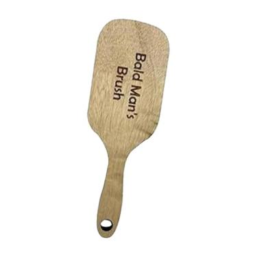 Imagem de Kokiya Pente engraçado para homem careca, ferramenta de higiene, escova de cabelo de brincadeira, escova de pentear sem pelos, presente de brincadeira de,