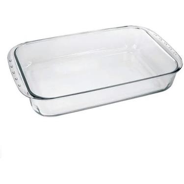 Imagem de Assadeira retangular funda 5l marinex - NADIR, Transparente