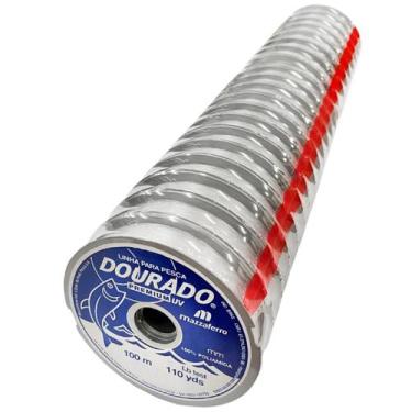 Imagem de 20pç Linha Mono Dourado Premium 0,30mm 10lb 100m Mazzaferro, Premium