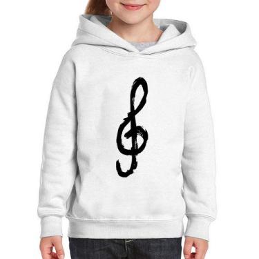 Imagem de Moletom Infantil Clave De Sol Arte - Foca na Moda, Branco, 6