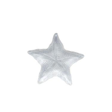 Imagem de Prato de Vidro Estrela do Mar Peq. Perola Marina 18 x 3cm - Unid. - Vy