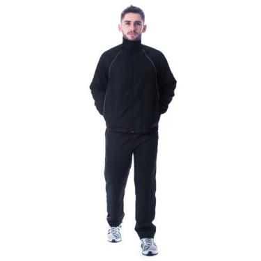 Imagem de Conjunto Agasalho Masculino Tactel Forrado Esportivo - Butu Biru, G