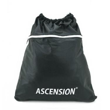 Imagem de Mochila Saco Masculina Ascension Esporte Cordão Dia a Dia, Preto, Únic