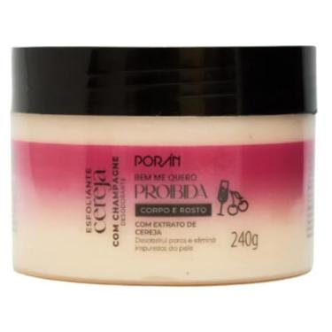 Imagem de PORAN ESFOLIANTE CORPO ROSTO CEREJA CHAMPAGNE 240G