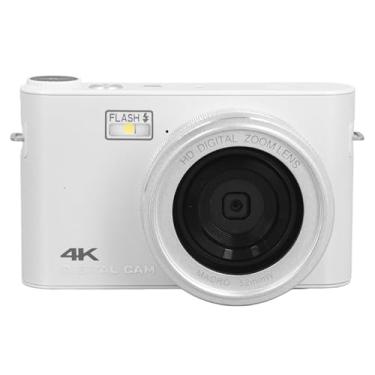 Imagem de Câmera Digital de 64 MP, Vídeo 4K, Foco Automático Rápido, Zoom 18X, Tela Sensível Ao Toque, Flash, MP3 Player, Bateria de 4 Horas, Câmera Infantil Estudante Com Cartão SD de 32