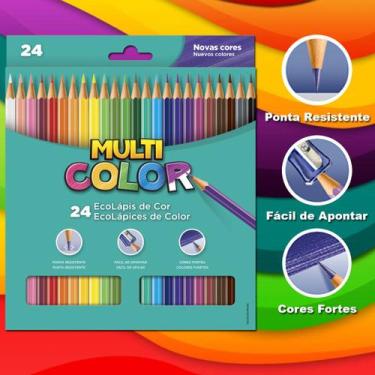 Imagem de Lápis de Cor Multicolor Super 24 Cores